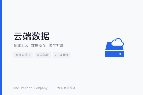 云端数据服务商
