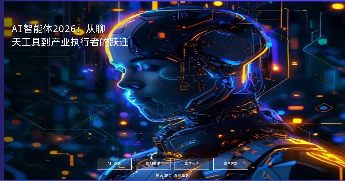 AI智能体2026：从聊天工具到产业执行者的跃迁