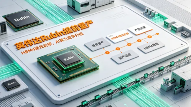 英伟达Rubin提前量产 HBM4路线前移
