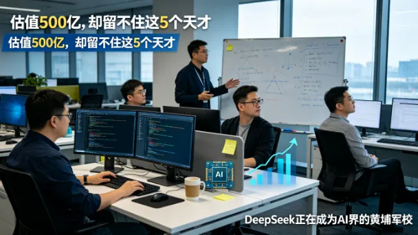 估值 500 亿，却留不住这 5 个天才： DeepSeek 正在成为 AI 界的"黄埔军校"