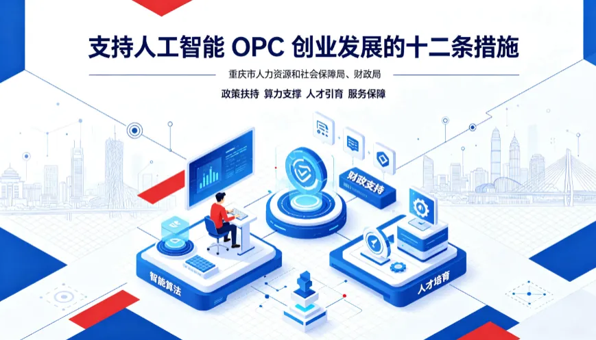 支持人工智能 OPC 创业发展的十二条措施 文件截图