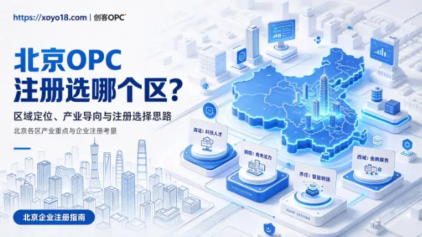 北京OPC注册选哪个区？六区政策补贴对比