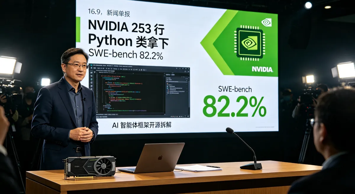 NVIDIA NOOA：253 行 Python 类拿下 SWE-bench 82.2%，面向对象 AI 智能体框架开源拆解