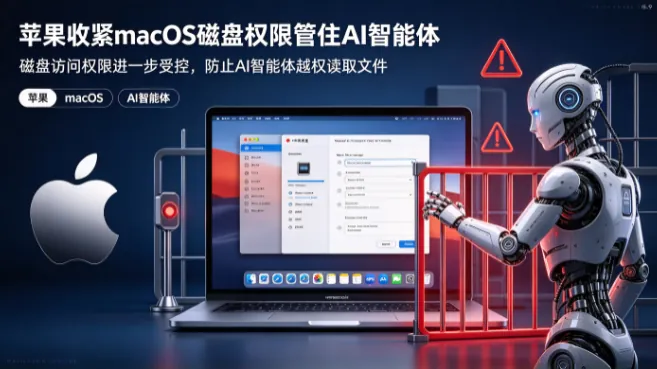 苹果收紧macOS磁盘权限管住AI智能体