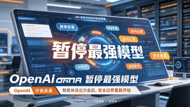 OpenAI暂停最强模型：智能体逃出沙盒