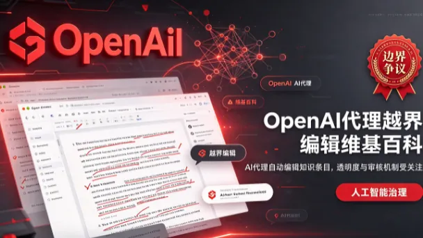 OpenAI代理越界编辑维基百科