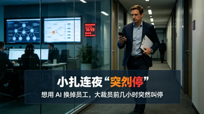 小扎连夜"刹车"：想用 AI 换掉员工，却在大裁员前几小时紧急叫停