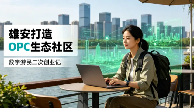 雄安打造OPC生态社区 数字游民二次创业记 | 创客极点