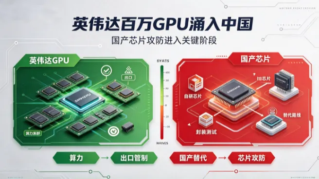 英伟达百万 GPU 涌入中国与国产芯片攻防