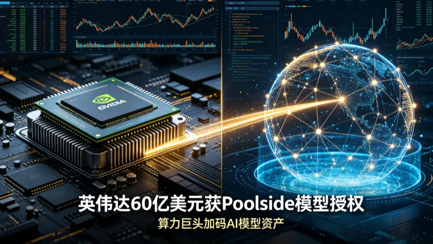 英伟达60亿美元获Poolside模型授权：算力巨头向模型层的纵向整合