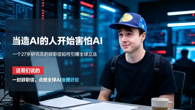 当造AI的人开始害怕AI：一个27岁研究员的辞职信如何引爆全球立法
