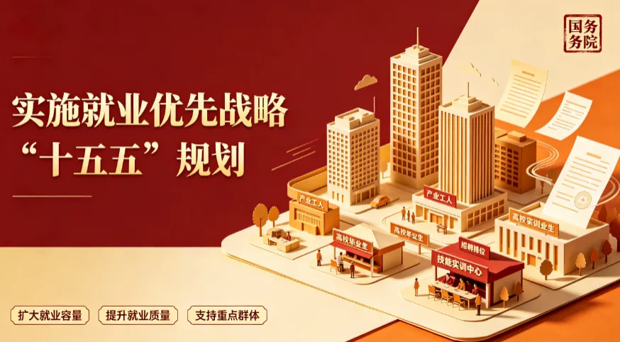 实施就业优先战略“十五五”规划 文件截图