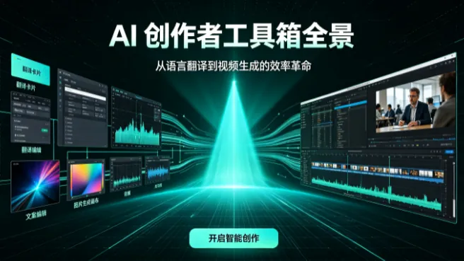 AI创作者工具箱全景：从语言翻译到视频生成的效率革命