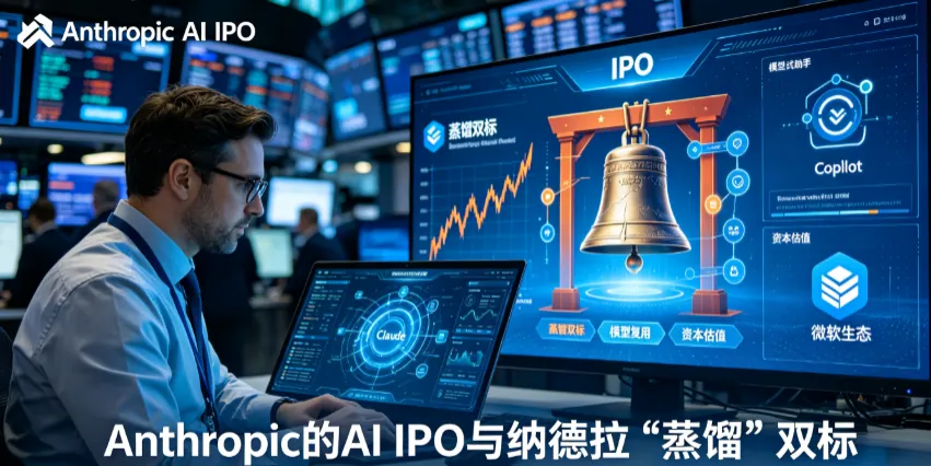 Anthropic的AI IPO与纳德拉"蒸馏"双标：开源模型厂商的集体愤怒