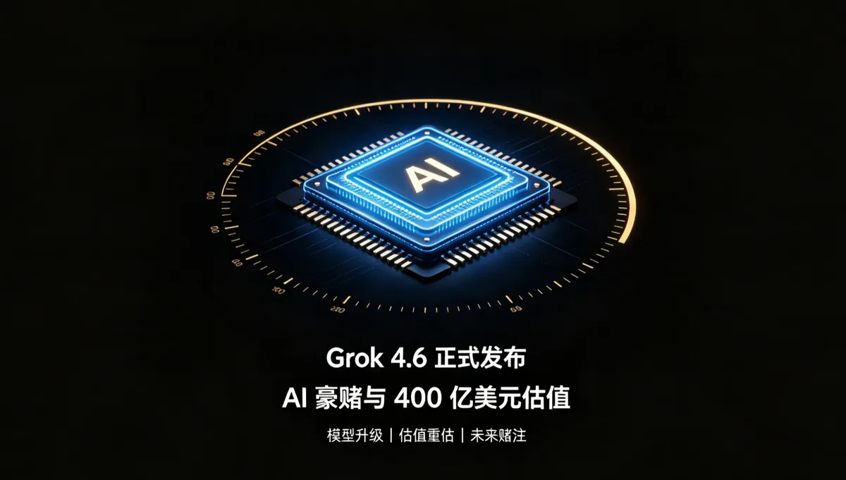 Grok 4.6正式发布：xAI的闭源豪赌与400亿美元估值传闻