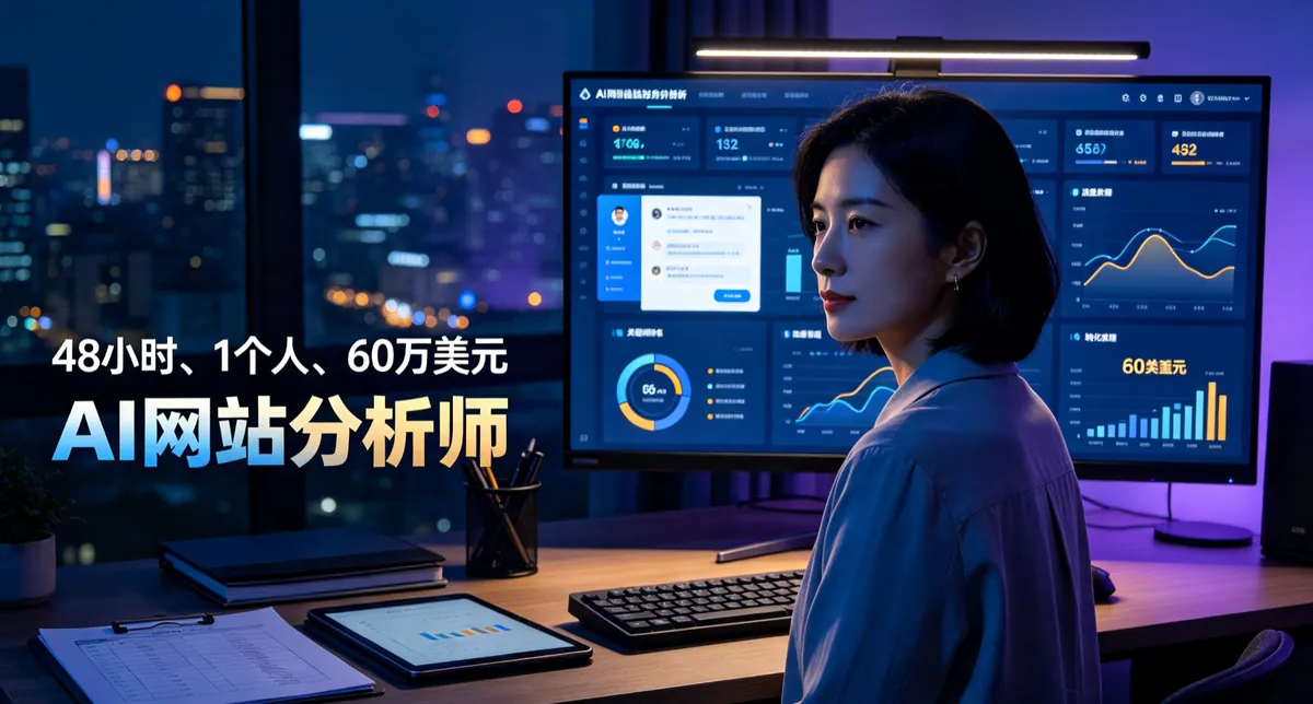 48小时、1个人、60万美元：AI网站分析师的闪电式崛起