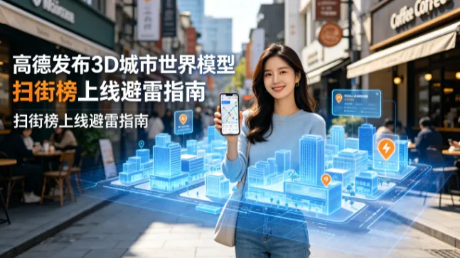 高德发布3D城市世界模型 扫街榜上线避雷指南 | 创客极点