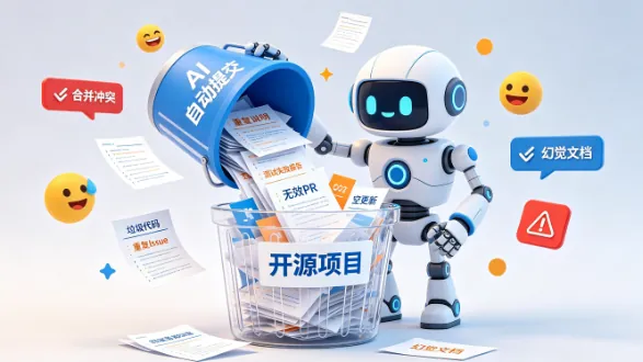 AI 垃淹没开源圾提交项目：Vercel AI SDK、Astro、tldraw 关闭外部 PR，维护者转向 AI 软件工厂
