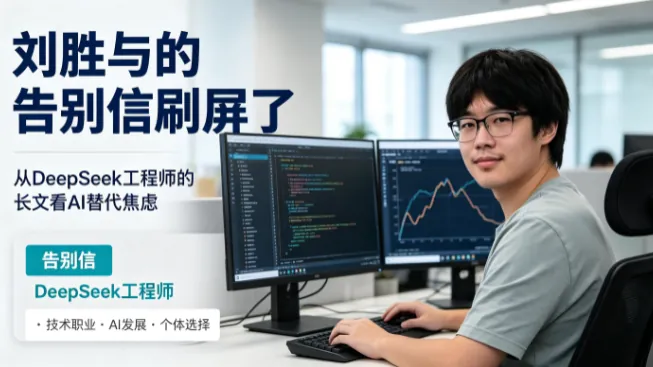 那个说"把才华埋葬在昨天"的 DeepSeek 工程师，其实给普通人留了一扇门