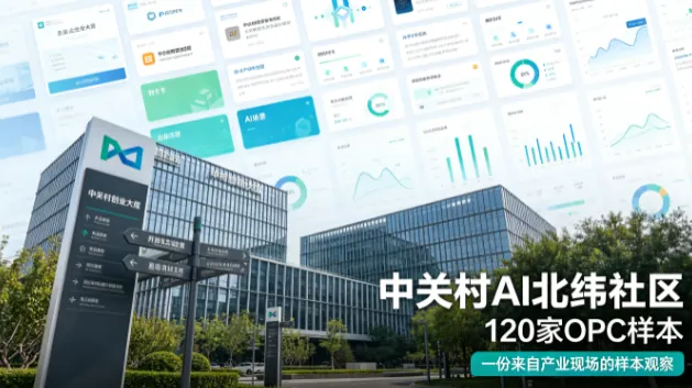 中关村AI北纬社区 120家OPC样本