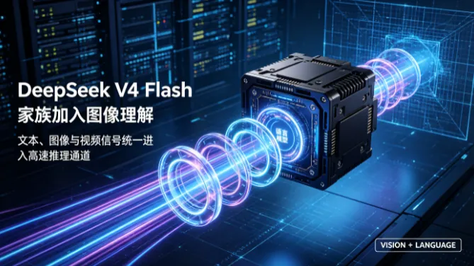 DeepSeek 发布 V4-Flash-Vision-Exp：为 V4 Flash 家族加入图像理解，多模态智能体门槛再降
