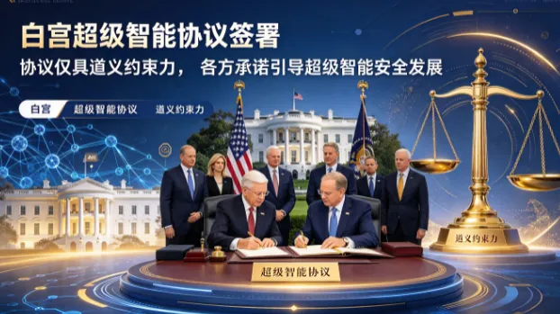 白宫超级智能协议签署 仅道义约束力