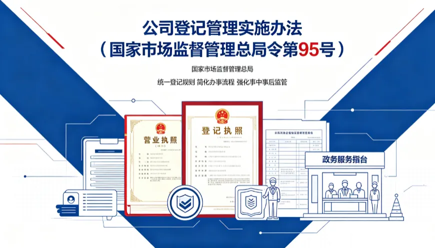 公司登记管理实施办法（国家市场监督管理总局令第95号） 文件截图