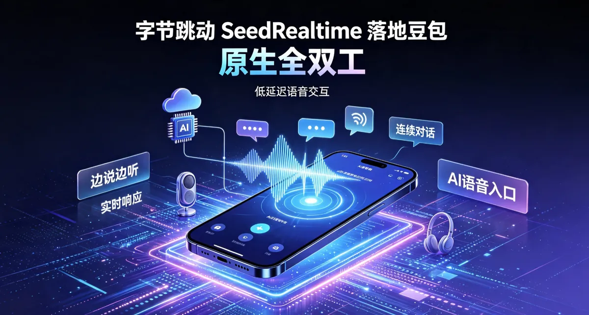 字节跳动 SeedRealtime 落地豆包：原生全双工，语音交互的一次结构性重构