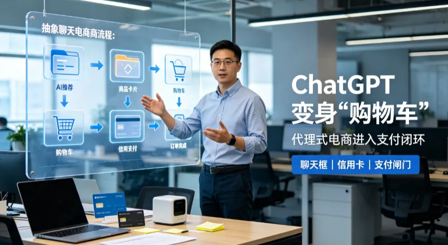 ChatGPT 变身“购物车”：信用卡嵌入聊天框，代理式电商的支付闸门正在打开