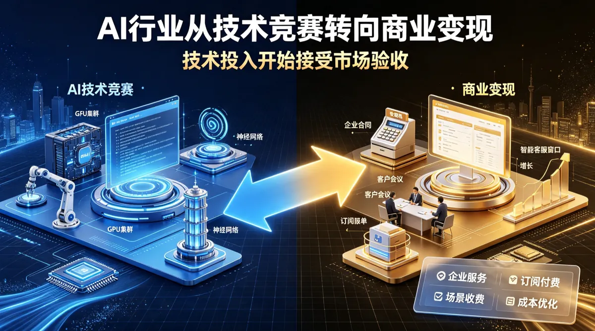 大模型盈利元年：数据“接棒”参数，AI 行业从技术竞赛转向商业变现