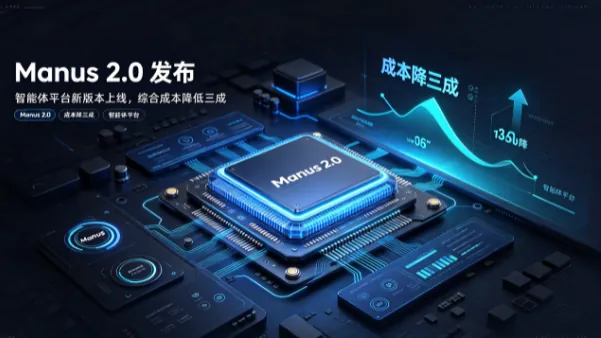 Manus 2.0 发布：成本降三成