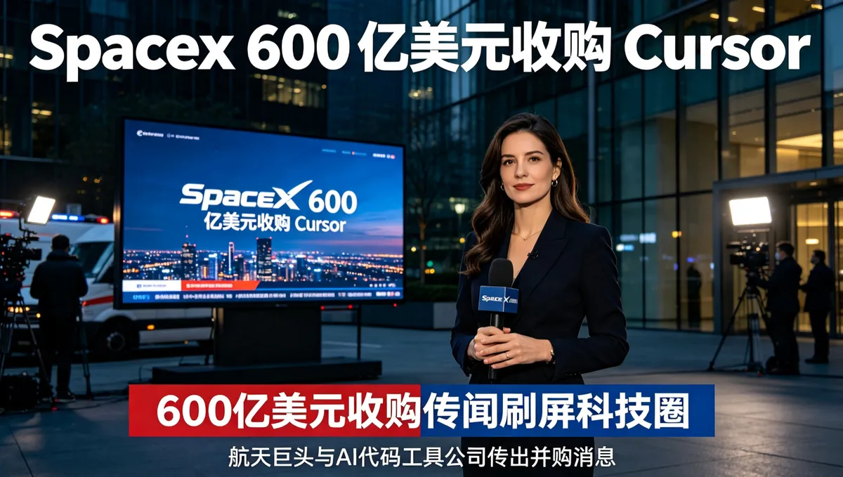 SpaceX 600 亿美元收购 Cursor：AI 编程工具的资本终局与新品牌 Grok Bot 的野心