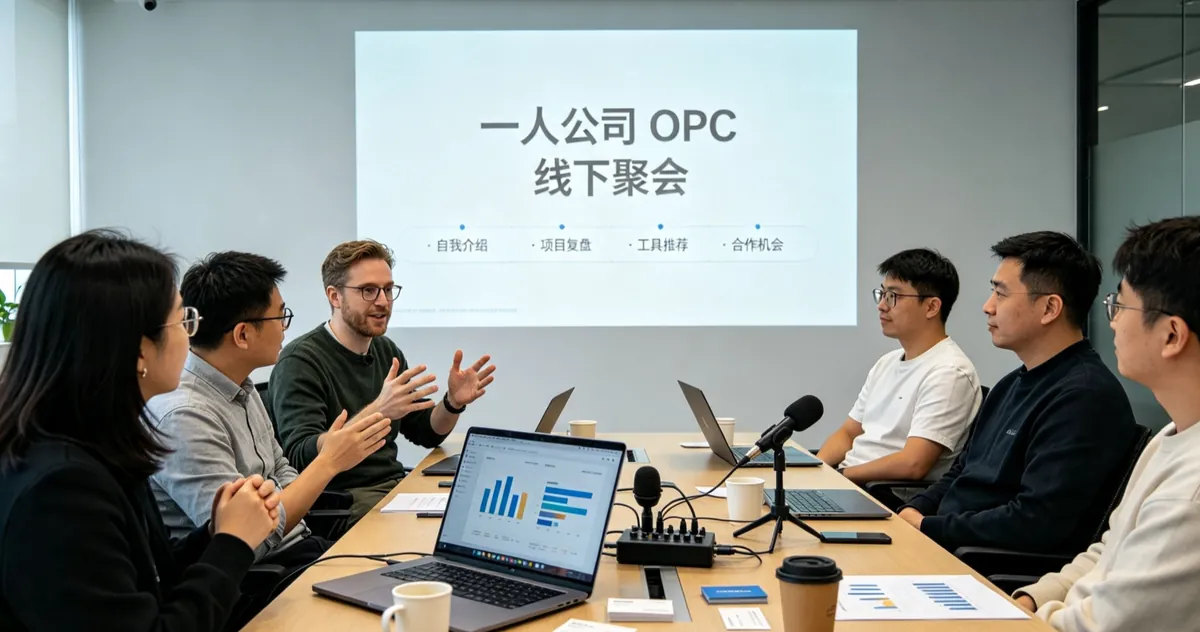 8月起北上广深OPC活动密集登场:一人公司的线下聚会地图