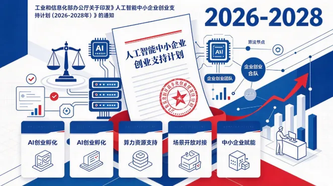 人工智能中小企业创业支持计划（2026-2028年） 文件截图