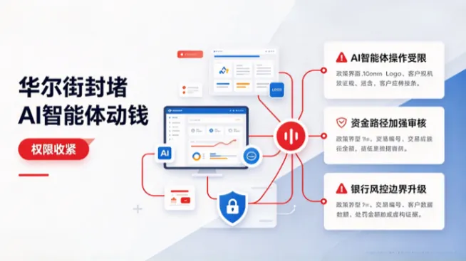 华尔街封堵AI智能体动钱：摩根大通嘉信理财收紧
