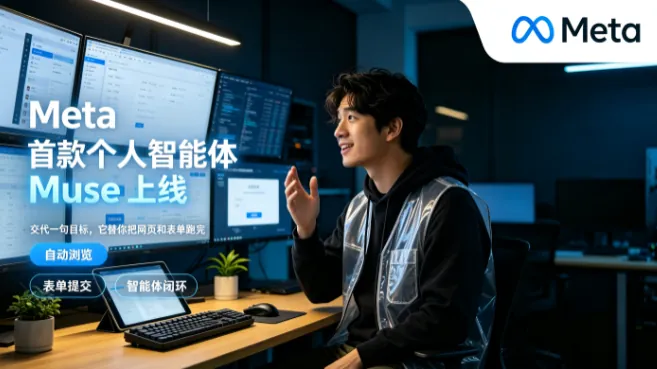 Meta 首款个人智能体 Muse 上线：交代一句目标，它替你把网页和表单跑完