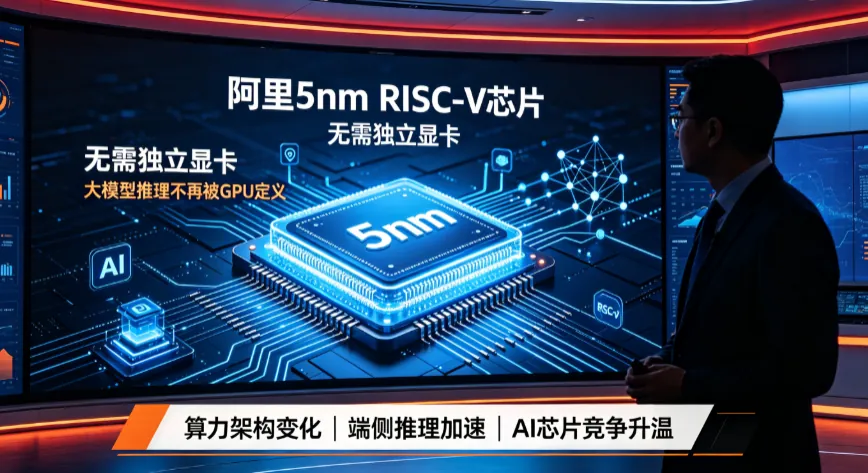 阿里5nm RISC-V芯片原生跑通270亿参数大模型：无需独立显卡，大模型推理不再被GPU定义