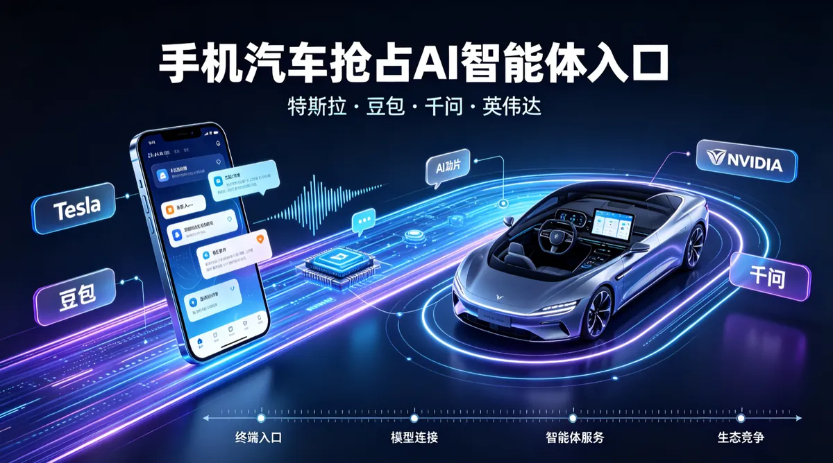 手机汽车抢占智能体入口,端侧AI元年