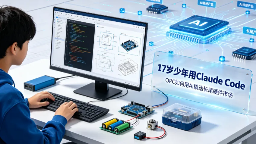 17岁少年用Claude Code 4小时逆向出macOS驱动：OPC如何用AI撬动长尾硬件市场