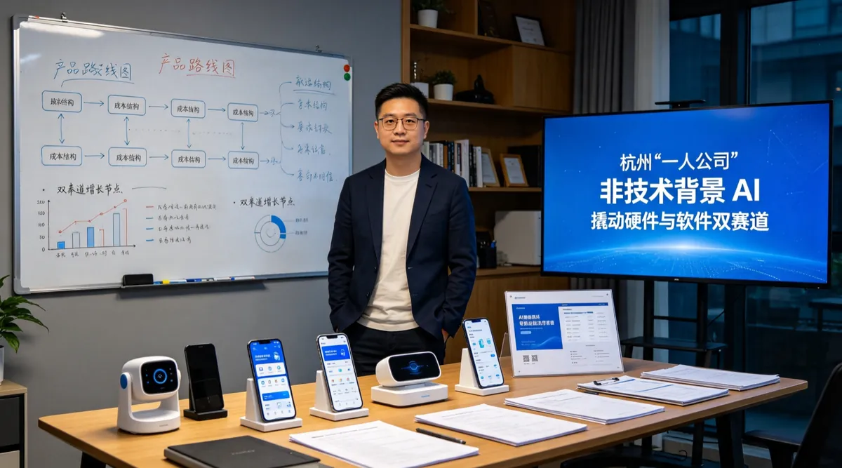 杭州“一人公司”生态观察：非技术背景创业者用 AI 撬动硬件与软件双赛道