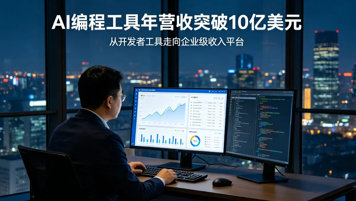 AI编程工具年营收突破10亿美元：Cursor引爆开发革命，Copilot紧随其后