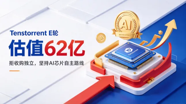 Tenstorrent 完成 15 亿美元 E 轮：估值 62 亿，拒收购独立