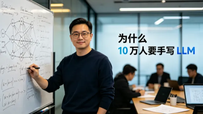 为什么 10 万人要手写 LLM：LLMs-from-scratch 十万 Star 背后的学习浪潮拆解