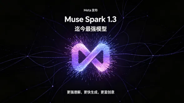 Meta 发布迄今最强模型 Muse Spark 1.3：编程能力对标头部模型，token 需求直降 25%