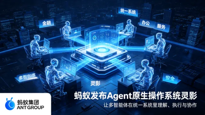 蚂蚁发布Agent原生操作系统灵影 | 创客极点