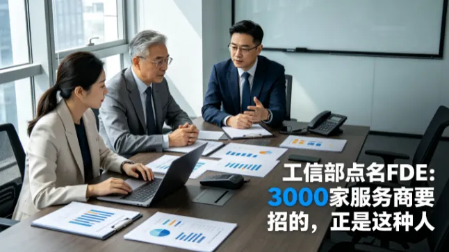 工信部点名FDE：3000家服务商要招的，正是这种人