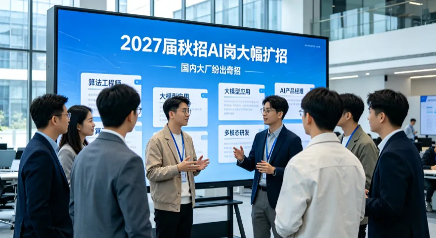 2027届秋招AI岗大幅扩招：阿里占80%、百度超90%，大厂打响AI人才争夺战