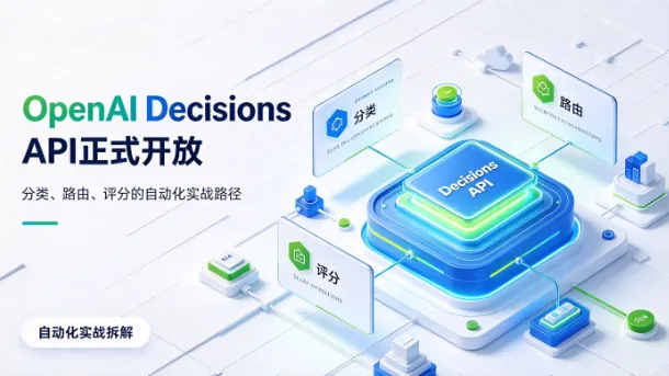OpenAI Decisions API怎么用？一人公司AI工具降本的分类路由实战