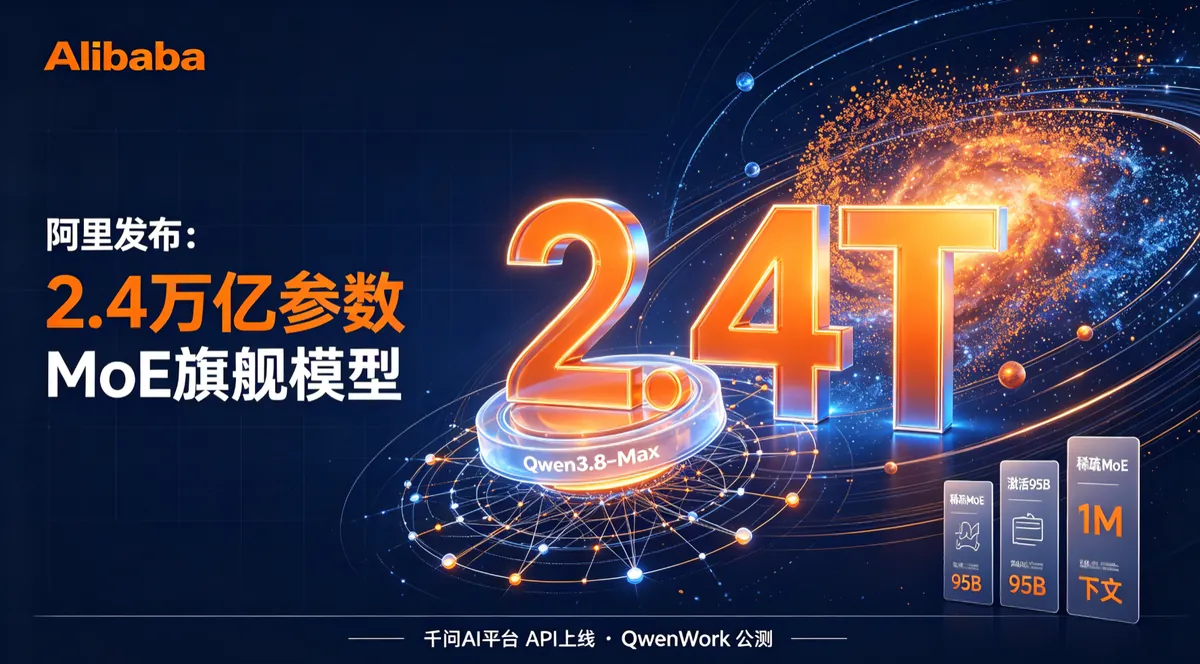 阿里 Qwen3.8-Max 发布：2.4万亿参数 MoE 旗舰模型全面解析
